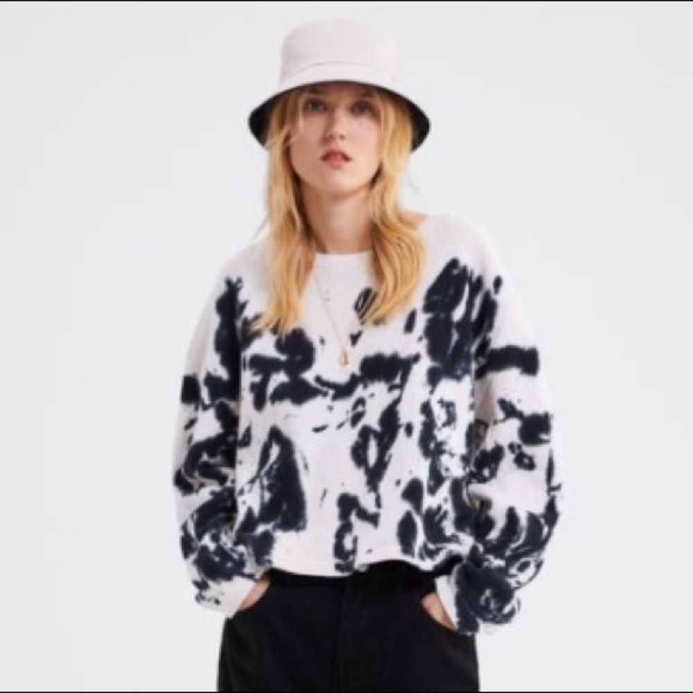 Zara Tie Dye Sweatshirt